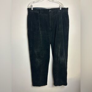 Polo Ralph Lauren Corduroy Pants Men’s Sz 38X30 Black Thermal Straight Preppy